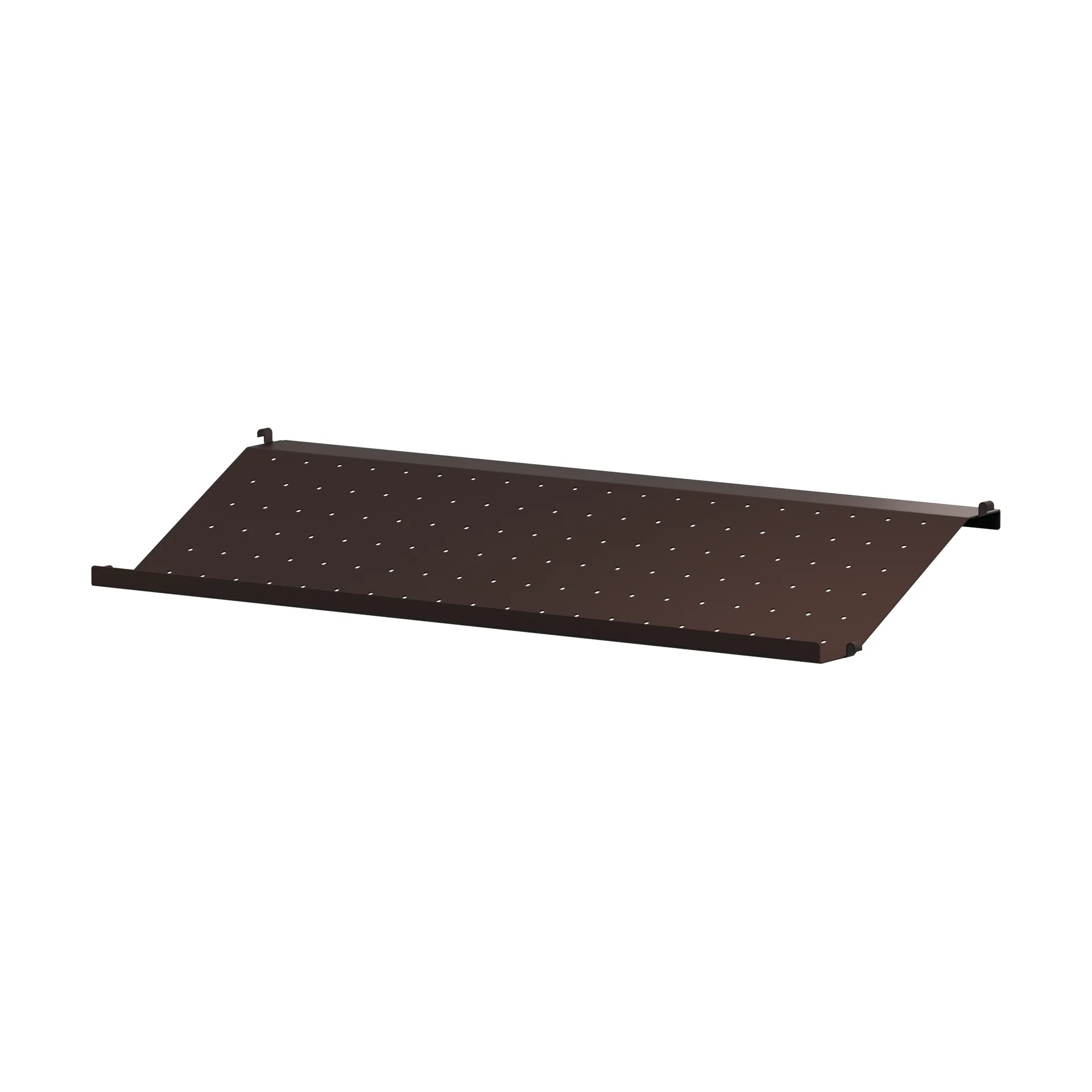 String shoe rack metal, Dark brown, 78x30 cm String