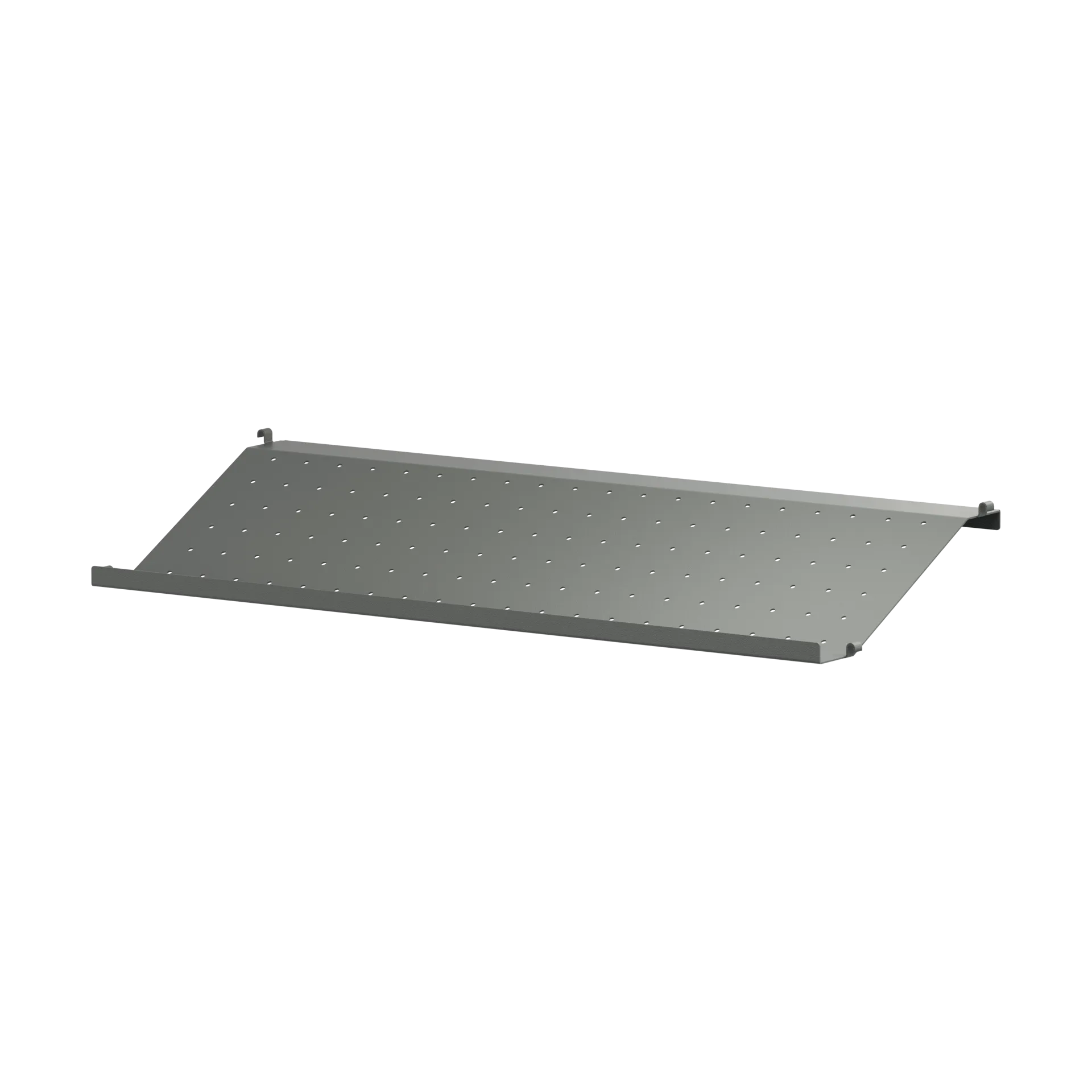 String shoe rack metal, Dark grey, 78x30 cm String