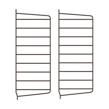 String wall panels - Dark brown, 50x20 cm, 2-pack - String
