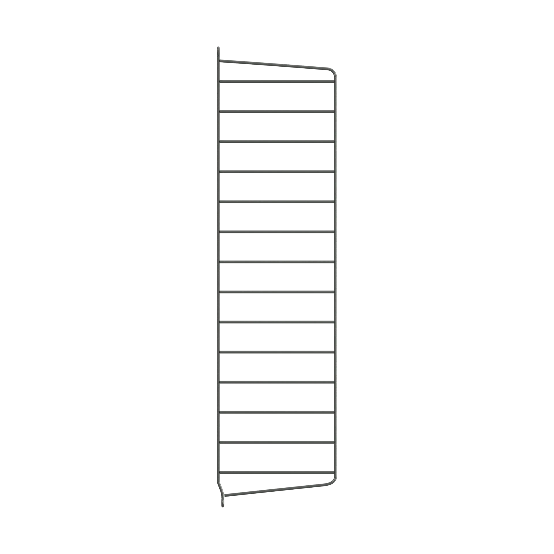 String wall panels, Dark grey, 75x20 cm, 1-pack String