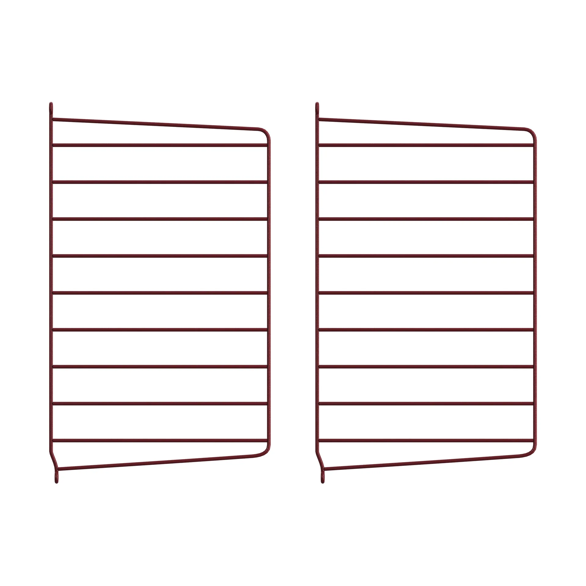 String wall panels, Dark red, 50x30 cm, 2-pack String