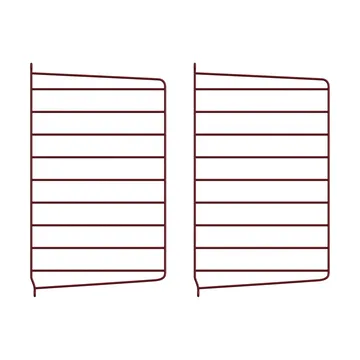 String wall panels - Dark red, 50x30 cm, 2-pack - String