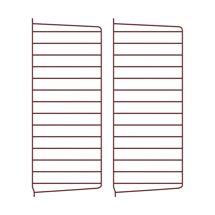 String wall panels - Dark red, 75x30 cm, 2-pack - String