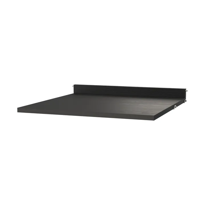 String worktop - Black-stained ash, 58x58 cm - String