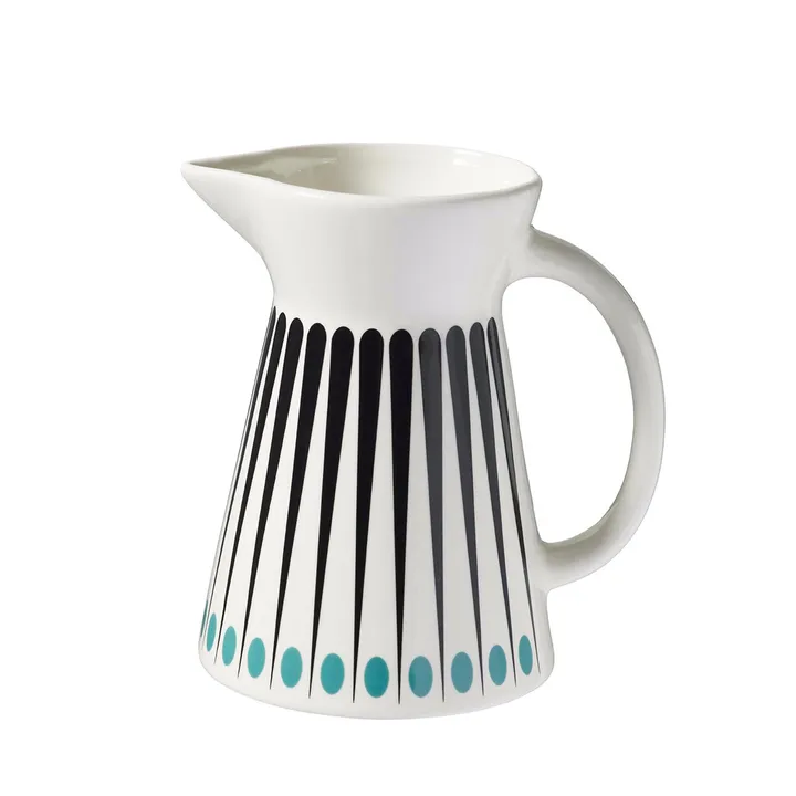 Amanda milk jug - white-aqua - Superliving