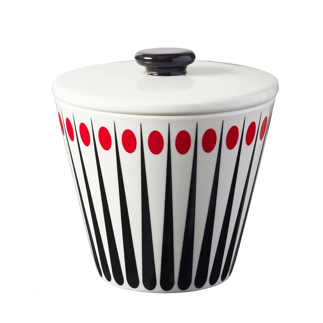 Amanda sugar bowl, white-tomato (red) Superliving