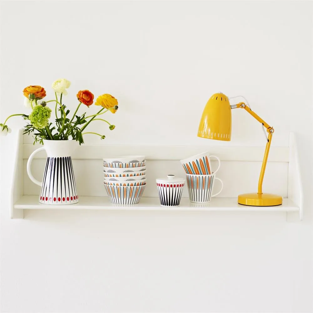 Amanda sugar bowl, white-tomato (red) Superliving