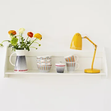 Amanda sugar bowl - white-tomato (red) - Superliving