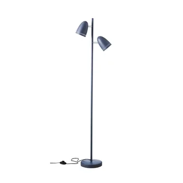 Dynamo Twin floor lamp - Almost Black - Superliving