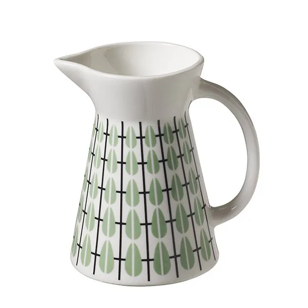 Olivia milk jug, white-mint Superliving