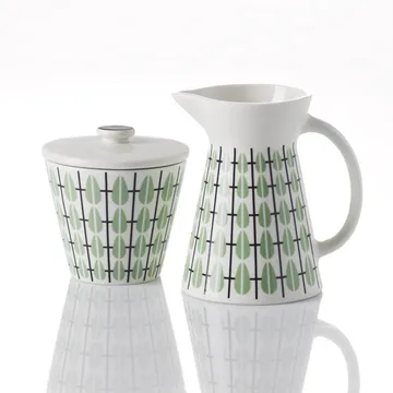 Olivia milk jug - white-mint - Superliving