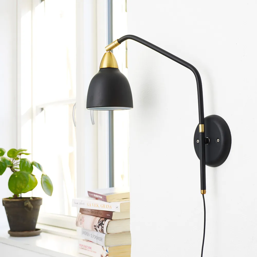 Urban wall lamp, Real black Superliving