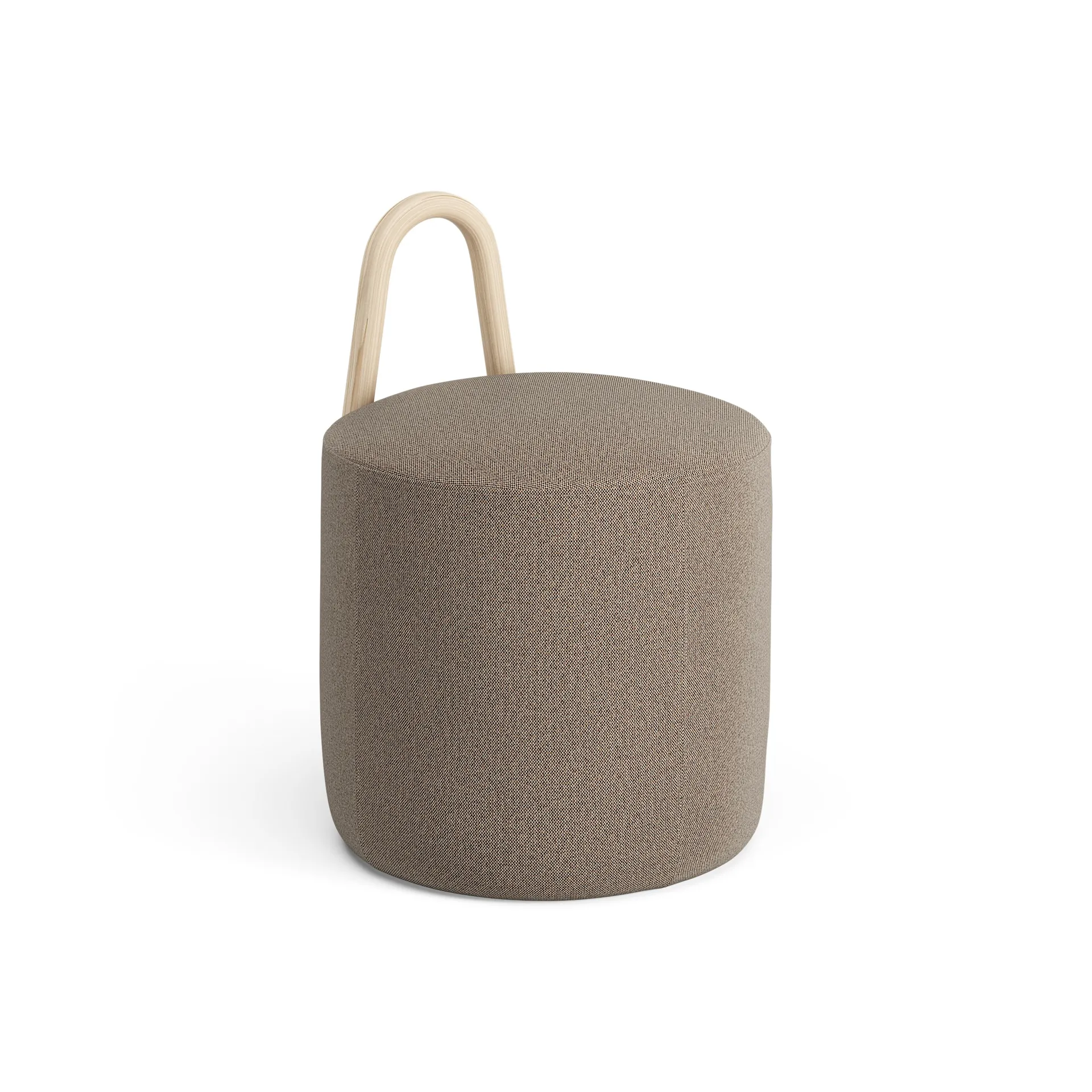 Amstelle pouf small oak natural lacquer, Main Line Flax 23 Swedese