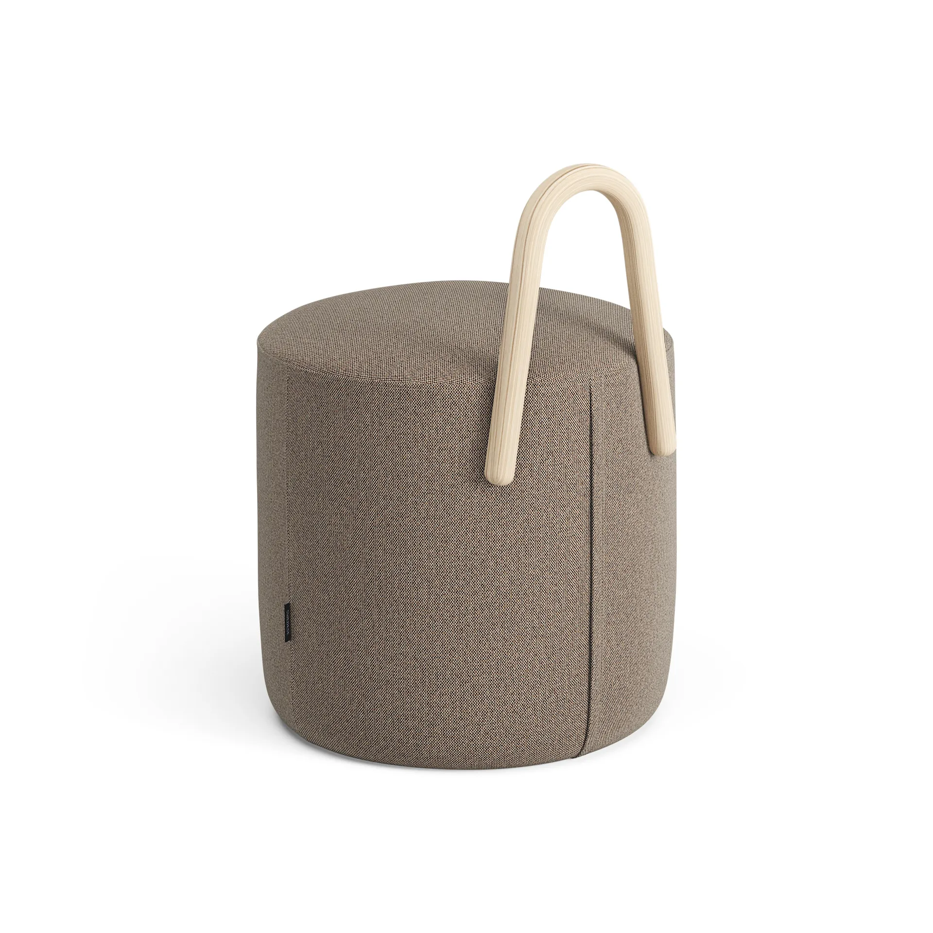 Amstelle pouf small oak natural lacquer, Main Line Flax 23 Swedese