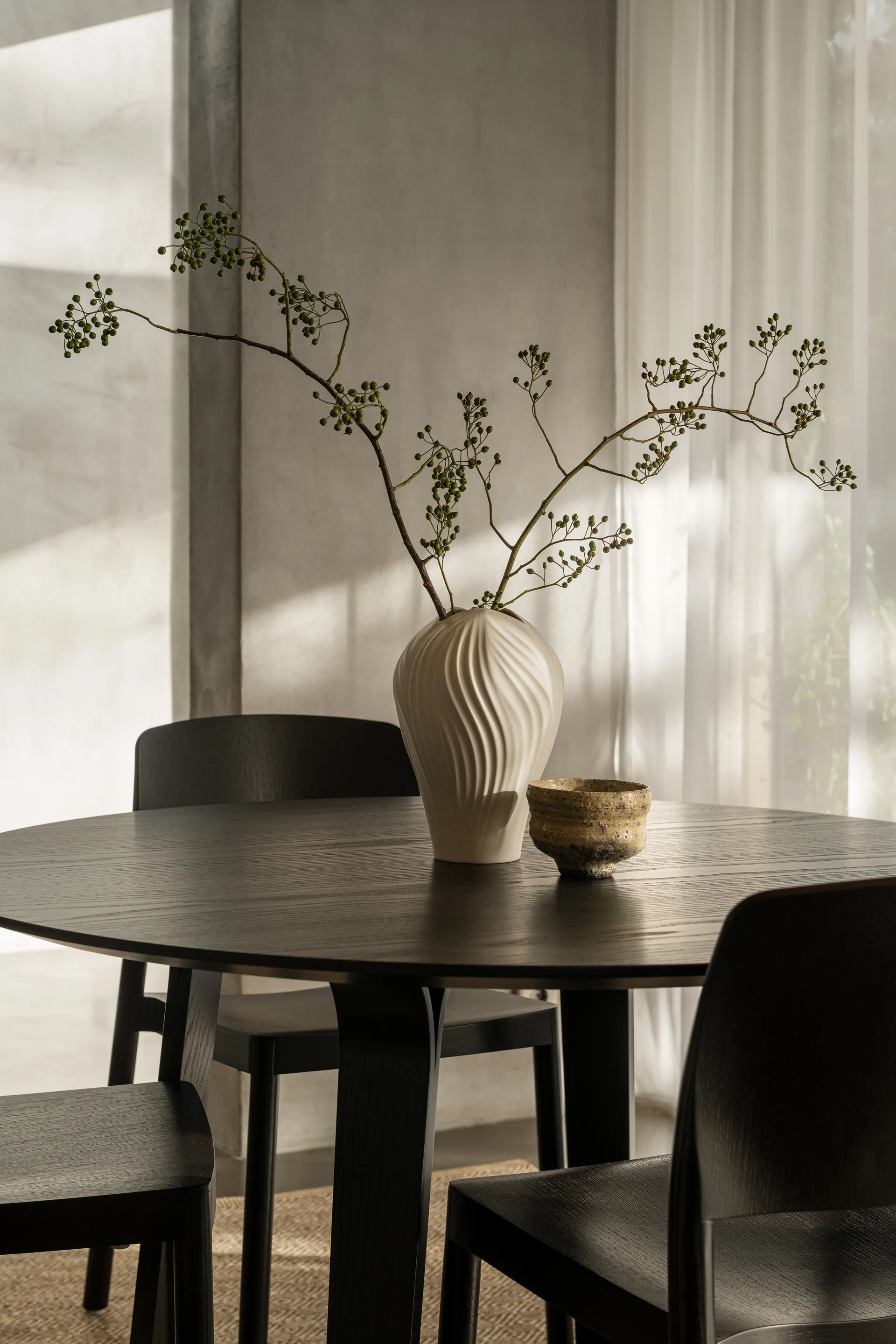 Anna vase large 31 cm, White Swedese