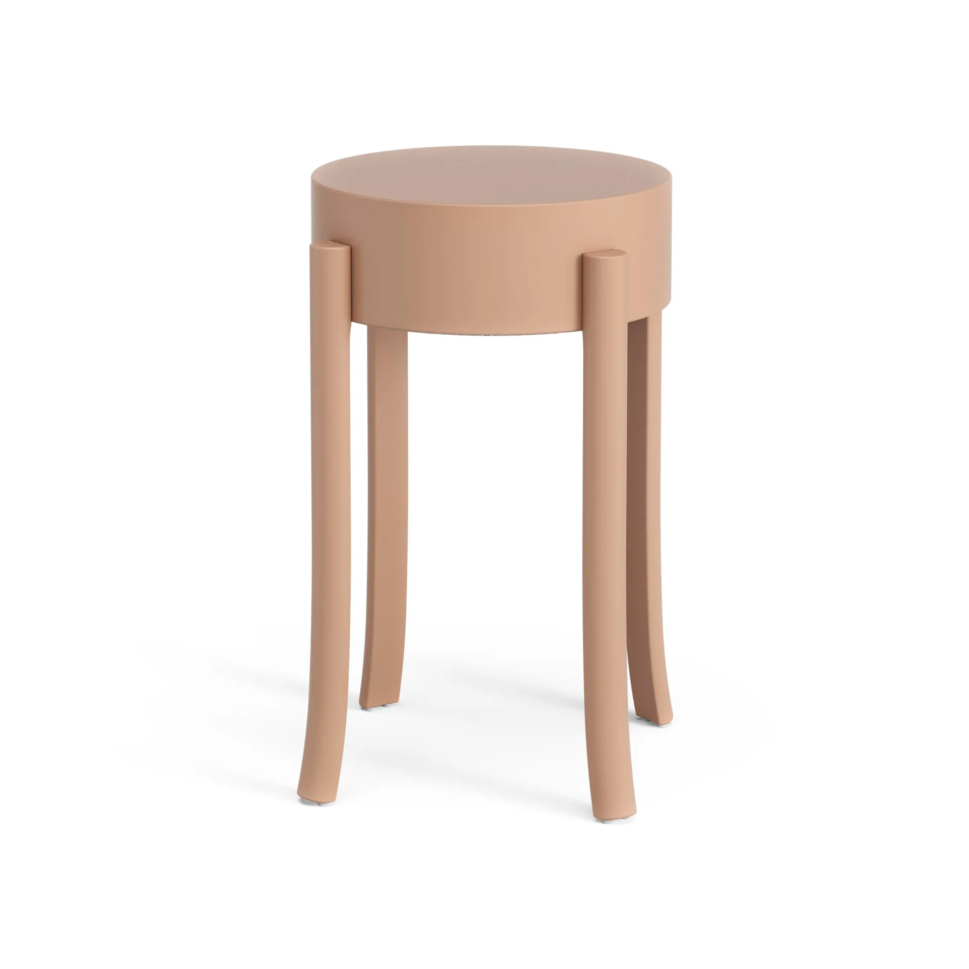 Avavick stool, Birch-beige pink Swedese