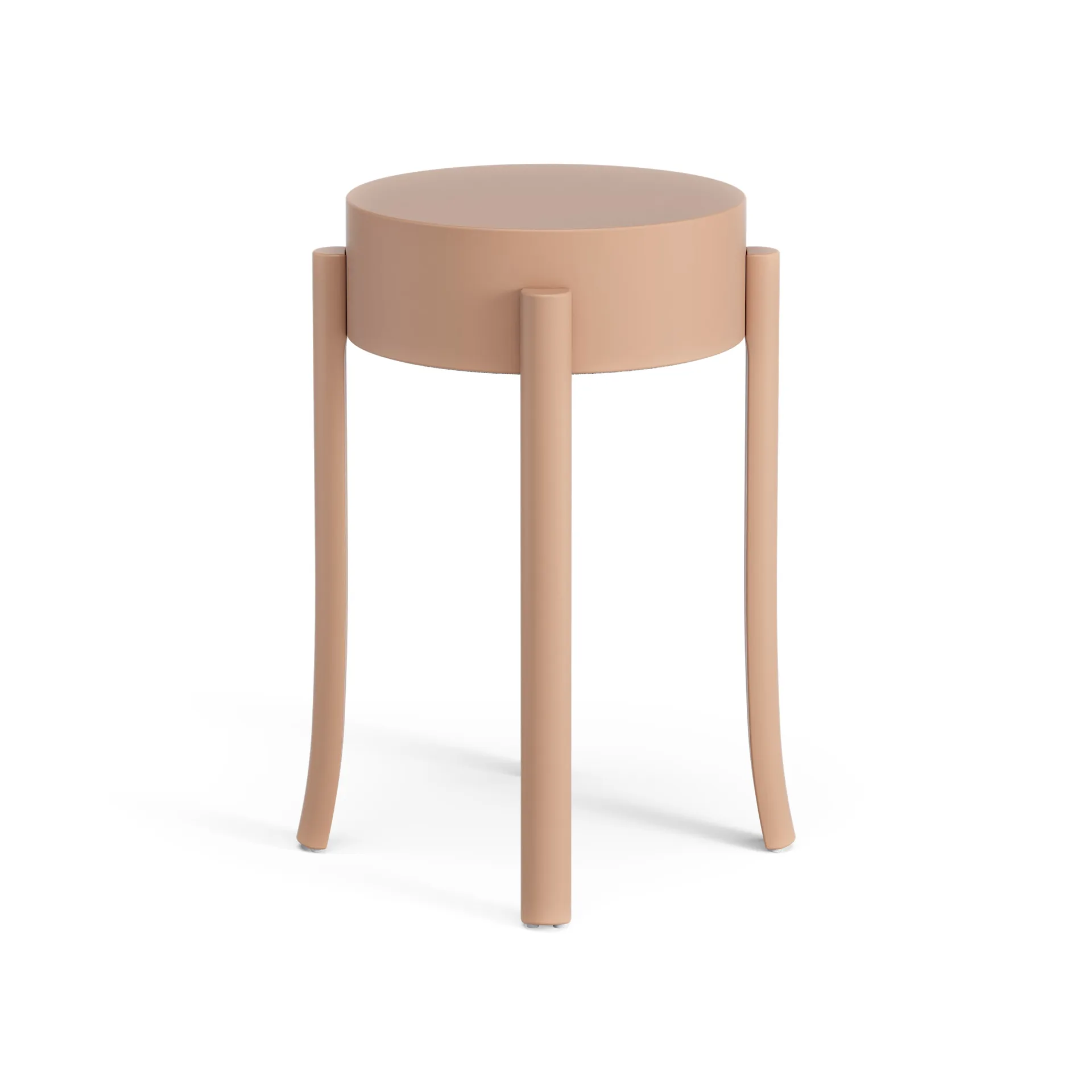 Avavick stool, Birch-beige pink Swedese