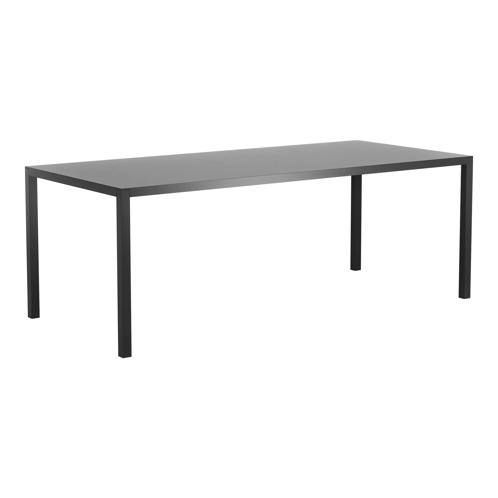 Bespoke table 90x200 cm, Ash black glazed Swedese