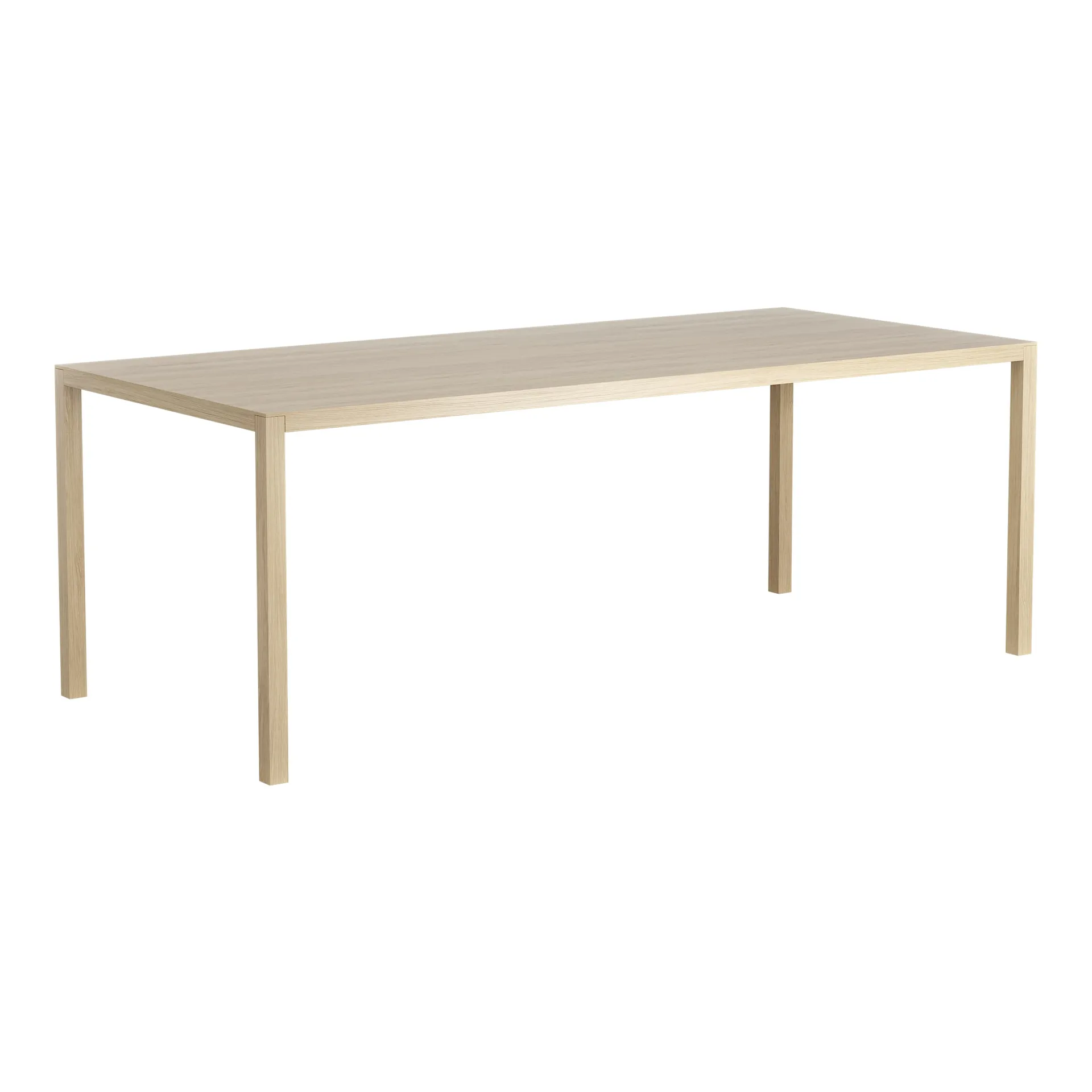 Bespoke table 90x200 cm, Oak laquered Swedese