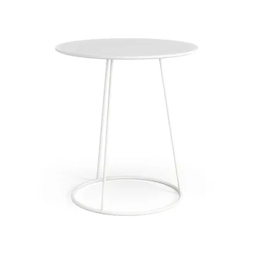 Breeze table smooth top Ø46 cm - White - Swedese