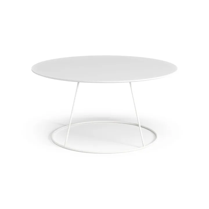 Breeze table smooth top Ø80 cm - White - Swedese
