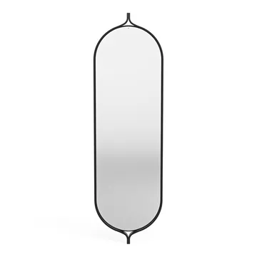 Comma Mirror oblong 135 cm - Ash black stain - Swedese