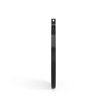 Comma Mirror round Ø52 cm - Ash black oiled - Swedese