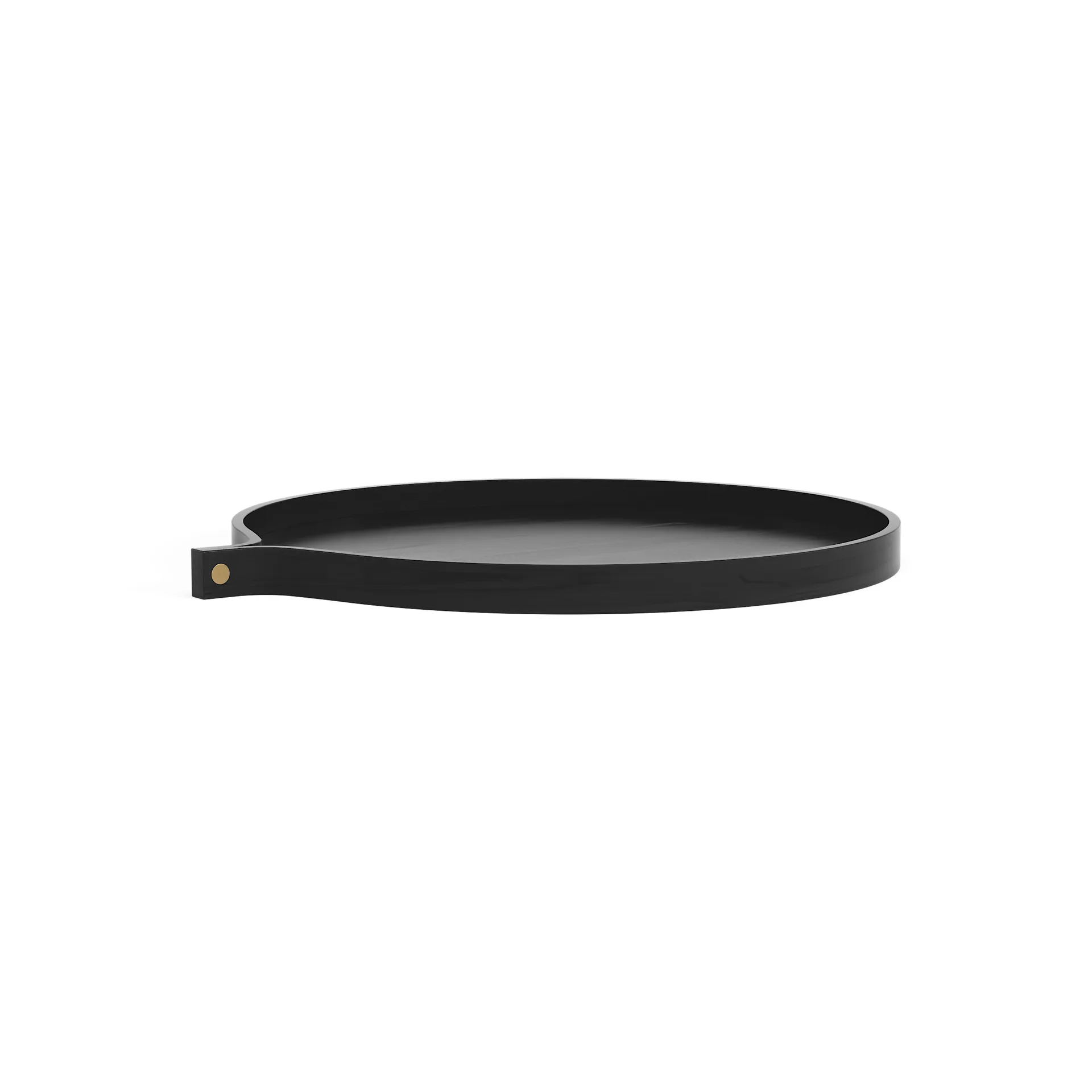 Comma tray Ø52 cm, Ash black oiled Swedese