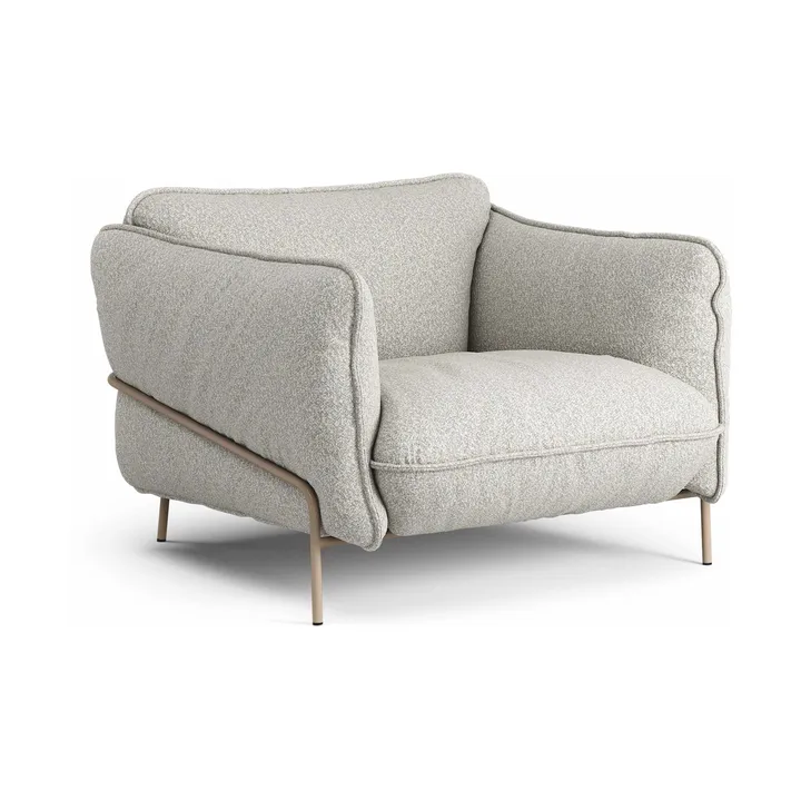 Continental armchair - Wave Sky-nutmeg - Swedese