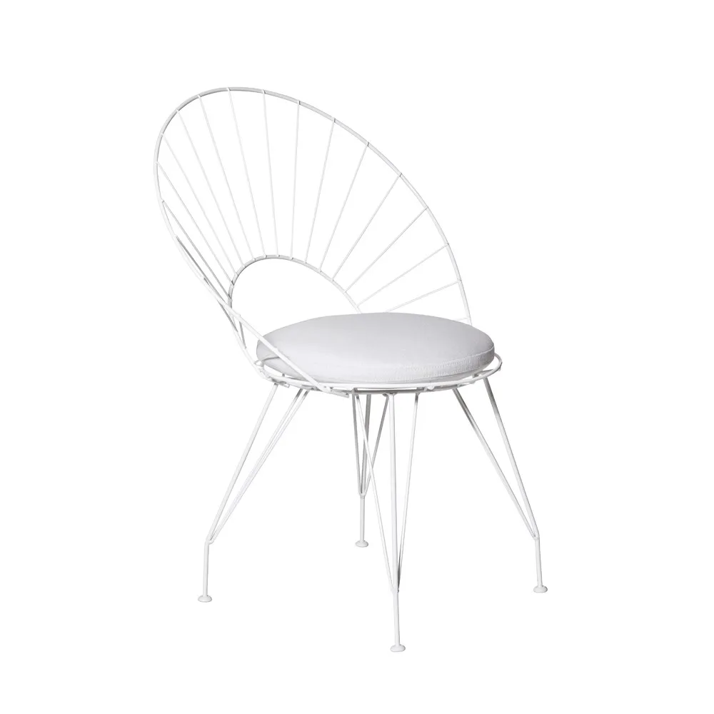Desirée chair, Nature/beige-white stand Swedese