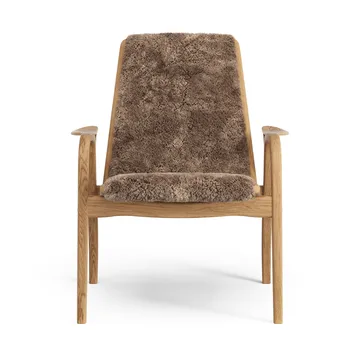 Laminett arm chair oiled oak/sheep skin - Sahara (nougat brown) - Swedese