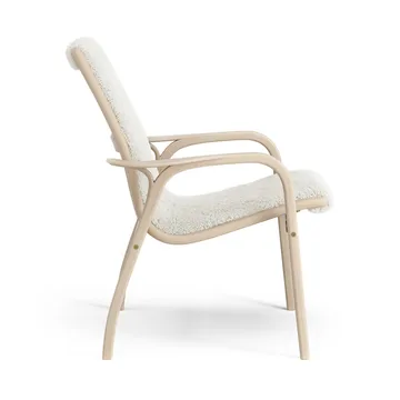 Laminett arm chair white pigmented oak/sheep skin - Off white (white) - Swedese