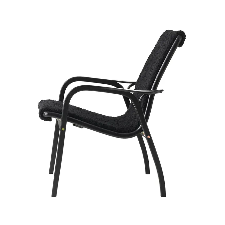 Laminett armchair Black Edition - Black stained beech - Swedese