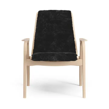 Laminett armchair - Sheepskin black-lacquered beech - Swedese