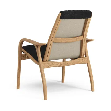 Laminett armchair - Sheepskin black-oiled oak - Swedese