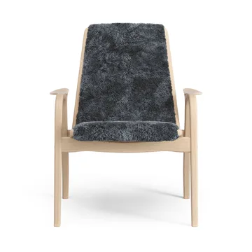 Laminett armchair - Sheepskin Charcoal-lacquered beech - Swedese