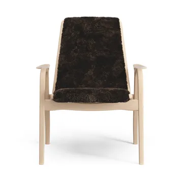 Laminett armchair - Sheepskin Espresso-lacquered beech - Swedese