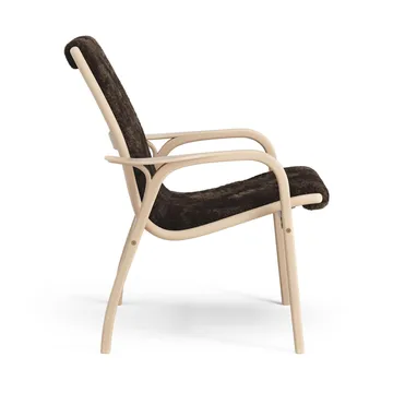 Laminett armchair - Sheepskin Espresso-lacquered beech - Swedese