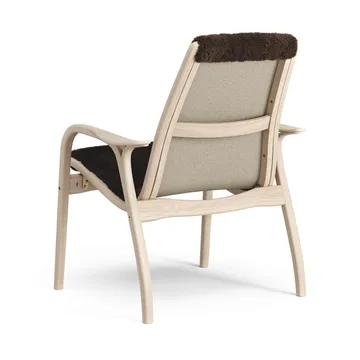 Laminett armchair - Sheepskin Espresso-white pigmented oak - Swedese