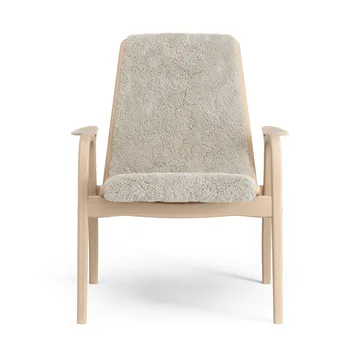 Laminett armchair - Sheepskin Moonlight-lacquered beech - Swedese
