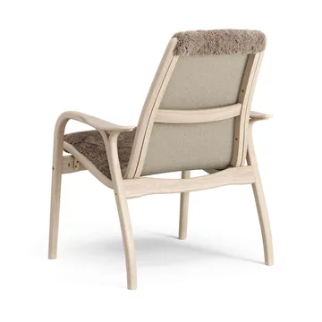 Laminett armchair - Sheepskin Sahara-white pigmented oak - Swedese