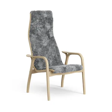 Lamini children's arm chair laquered oak/sheep skin - Scandinavian Grey (grey) - Swedese