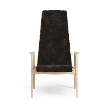 Lamino arm chair laquered beech/sheep skin - Espresso (brown) - Swedese