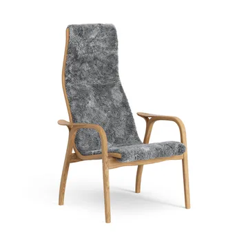 Lamino arm chair oiled oak/sheep skin - Scandinavian Grey (grey) - Swedese