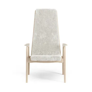Lamino arm chair white pigmented oak/sheep skin - Off white (white) - Swedese