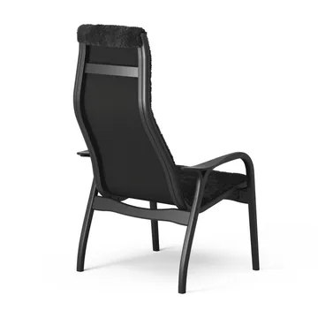 Lamino armchair and footstool Black Edition - Black - Swedese