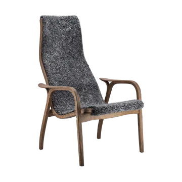 Lamino armchair oak/sheepskin Special Edition - Rubio Monocoat Chocolate-Charcoal - Swedese