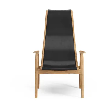 Lamino armchair - Saddle leather Black-oiled oak - Swedese