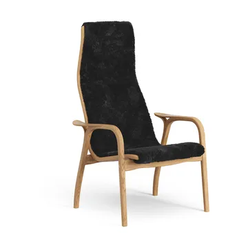 Lamino armchair - Sheepskin black-oiled oak - Swedese