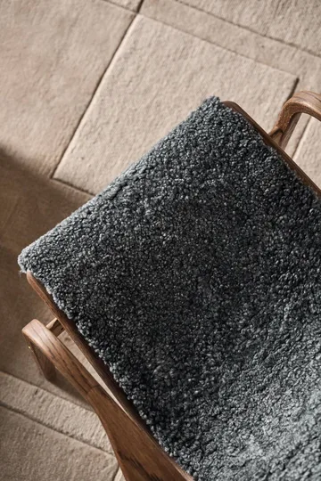 Lamino armchair - Sheepskin Charcoall-Rubio Monocoat Chocolate - Swedese